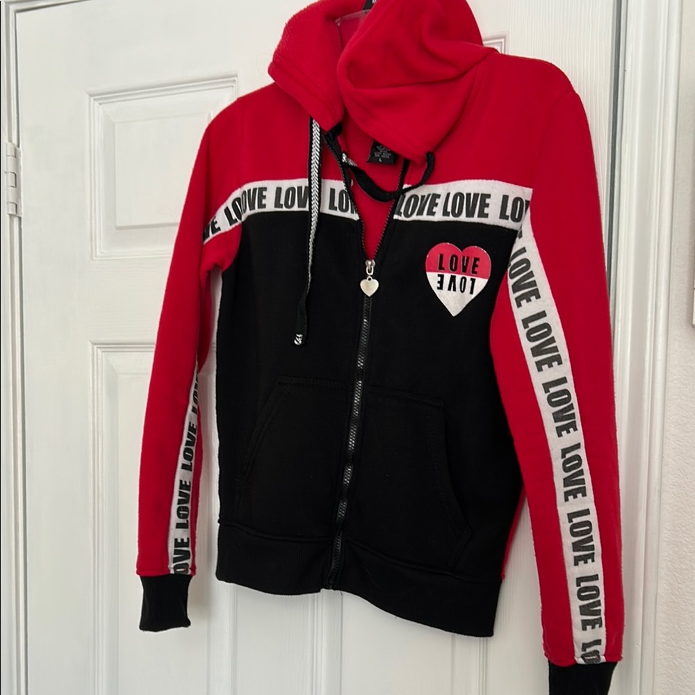 Thrill Red and Black jacket (juniors)